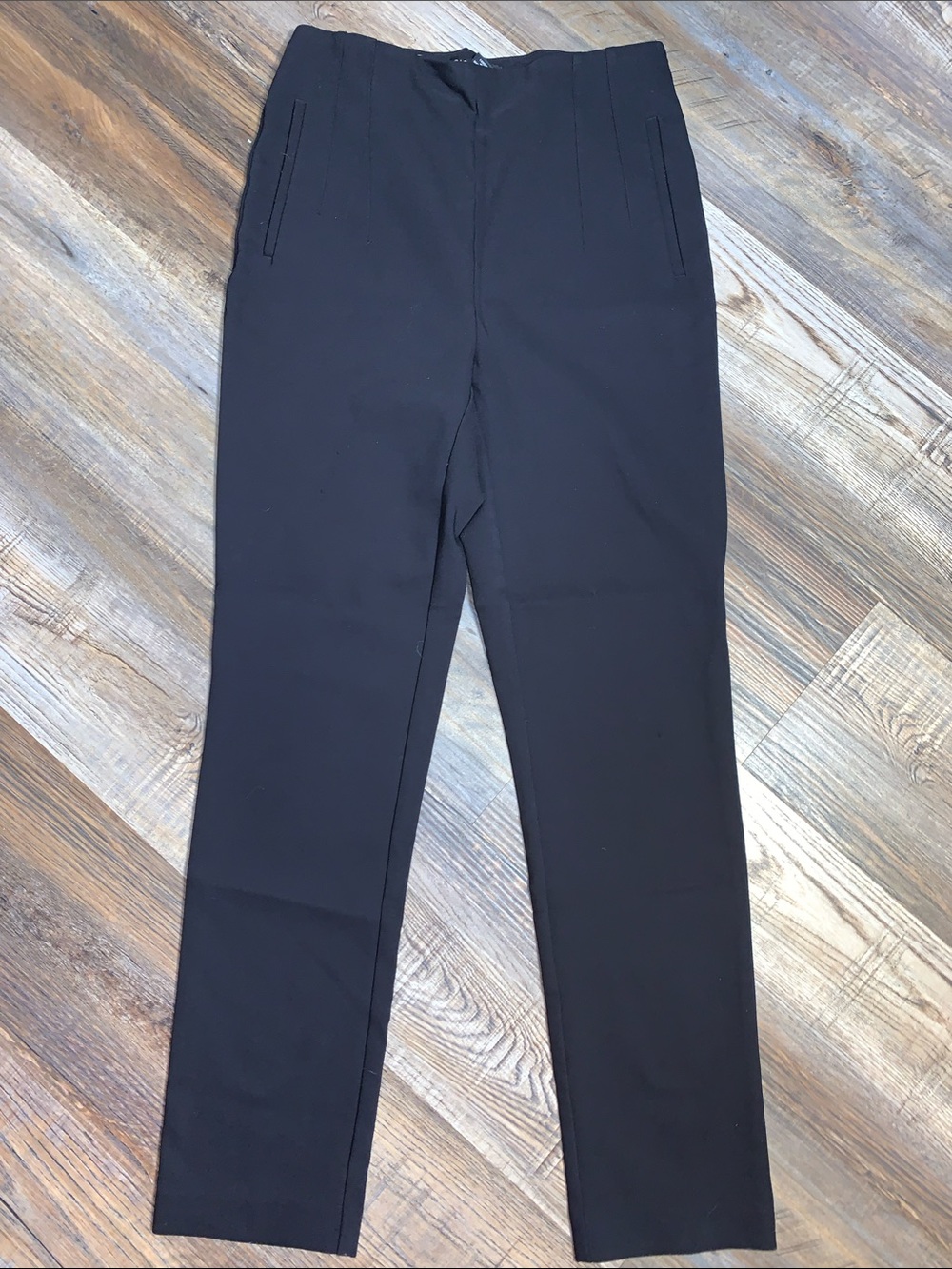 Rachel Zoe Black Tailored High-Rise Trousers